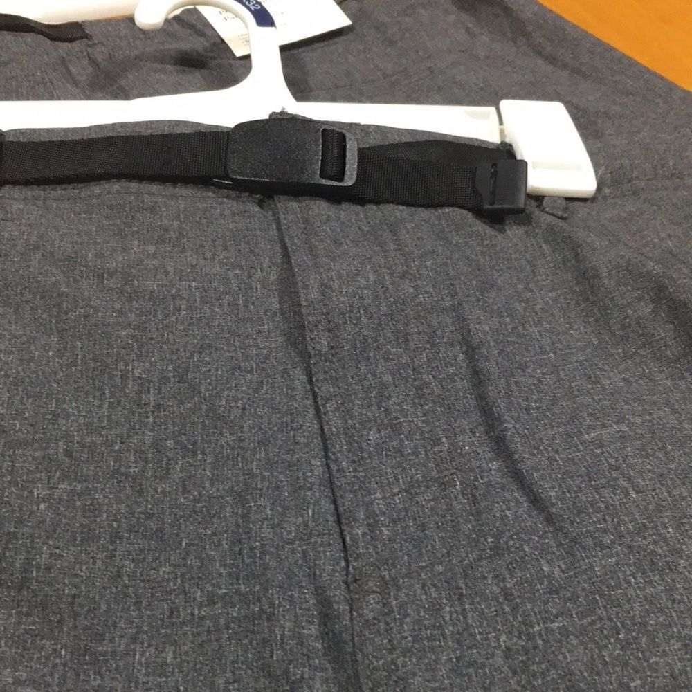 NWT gray 38x32L size XL Goodfellows pants zipper pockets elastic waistba… - Picture 10 of 11